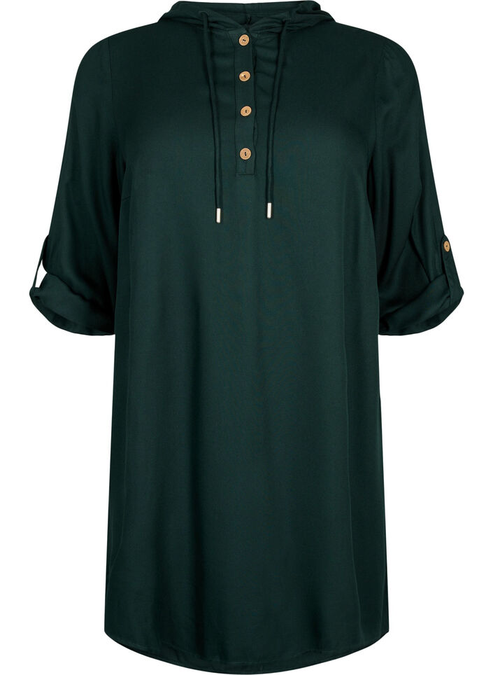 Viskosetunika med hette, Scarab, Packshot image number 0