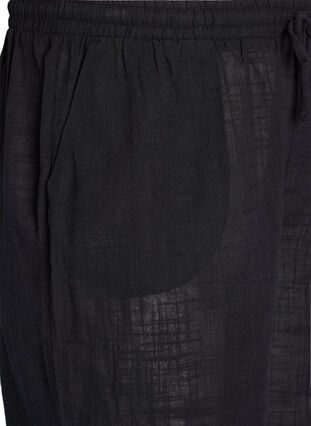 Zizzi FLASH - Bukse med rett passform og høy midje, Svart, Packshot image number 2