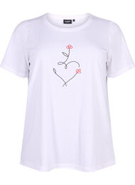 FLASH - T-skjorte med motiv, Bright White Heart