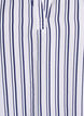 FLASH - Stripete skjortebluse med V-hals, Hvit, Packshot image number 2