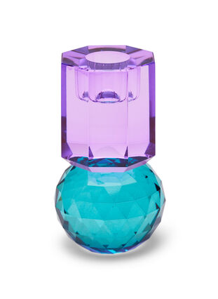 Lysestake i krystall, Violet/Petrol, Packshot image number 0