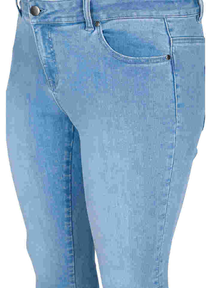 Ekstra slim Sanna jeans med broderidetaljer, Light blue, Packshot image number 2