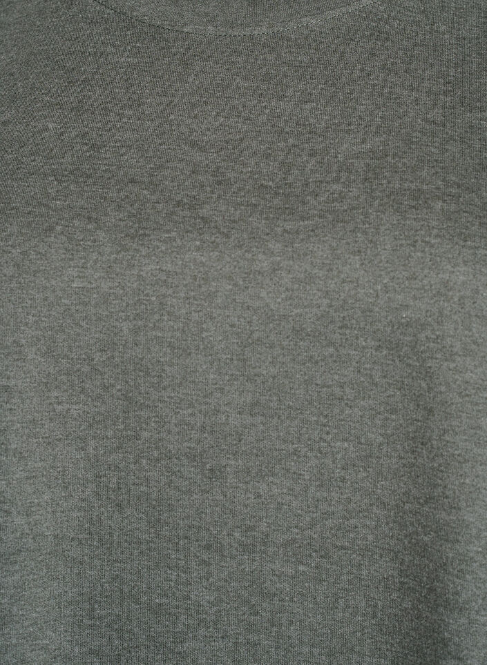 Genser med crewneck, Gr&oslash;nn, Packshot image number 2