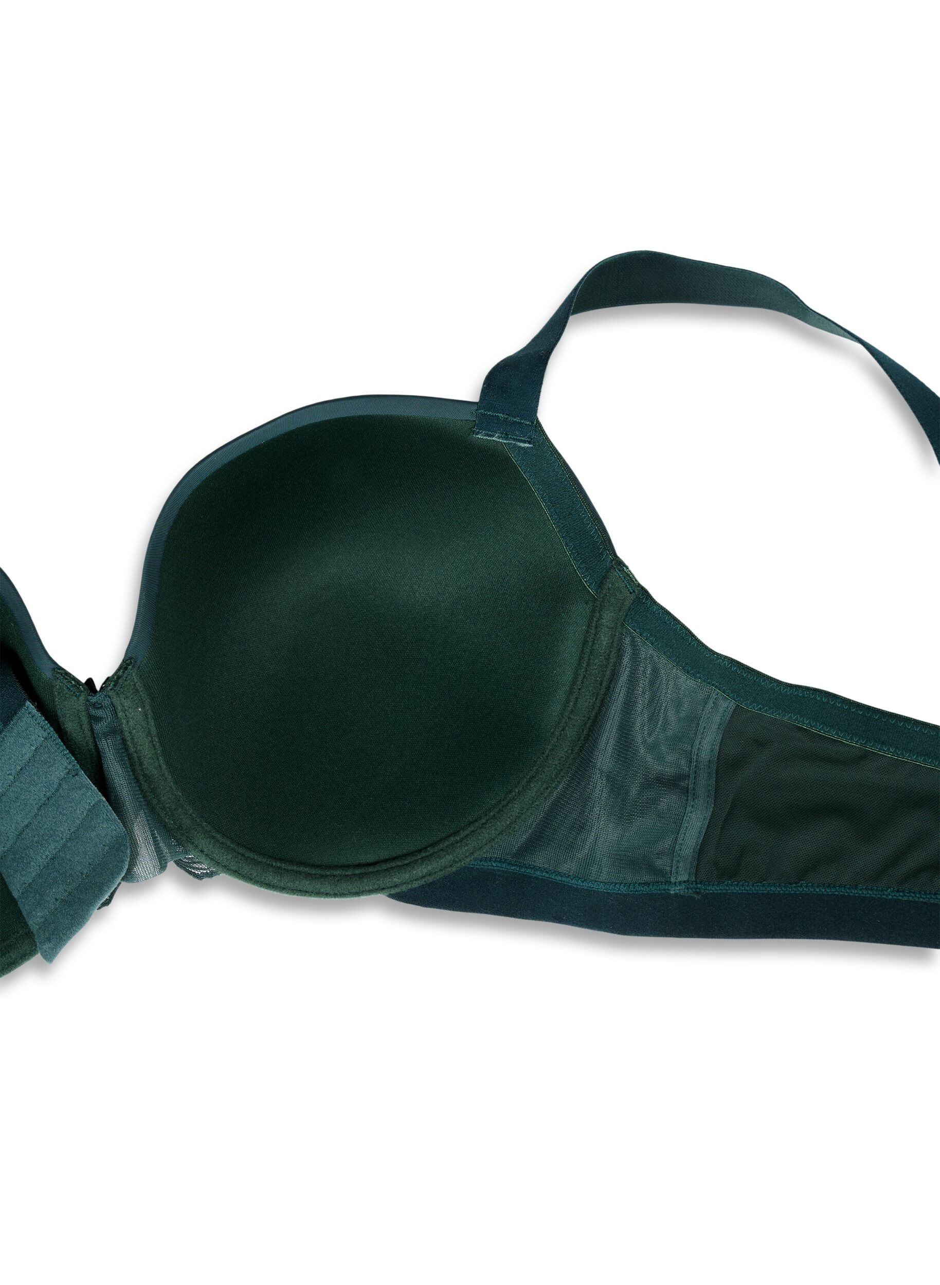 ZizziFormst&oslash;pt BH med mesh, Gr&oslash;nn, Packshot image number 3