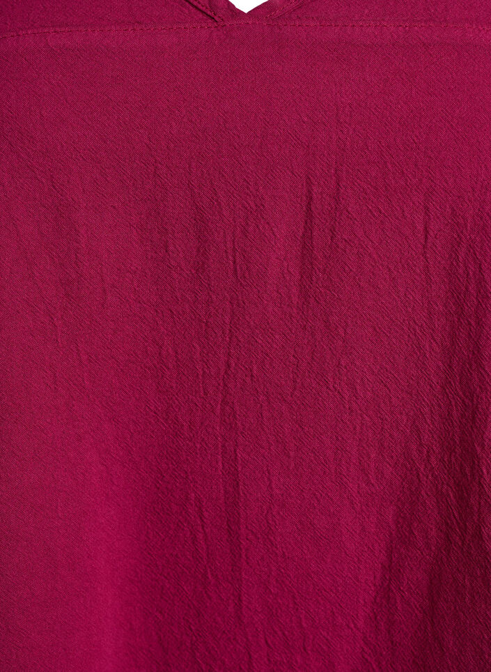 Kortermet bomullskjole, R&oslash;d, Packshot image number 2