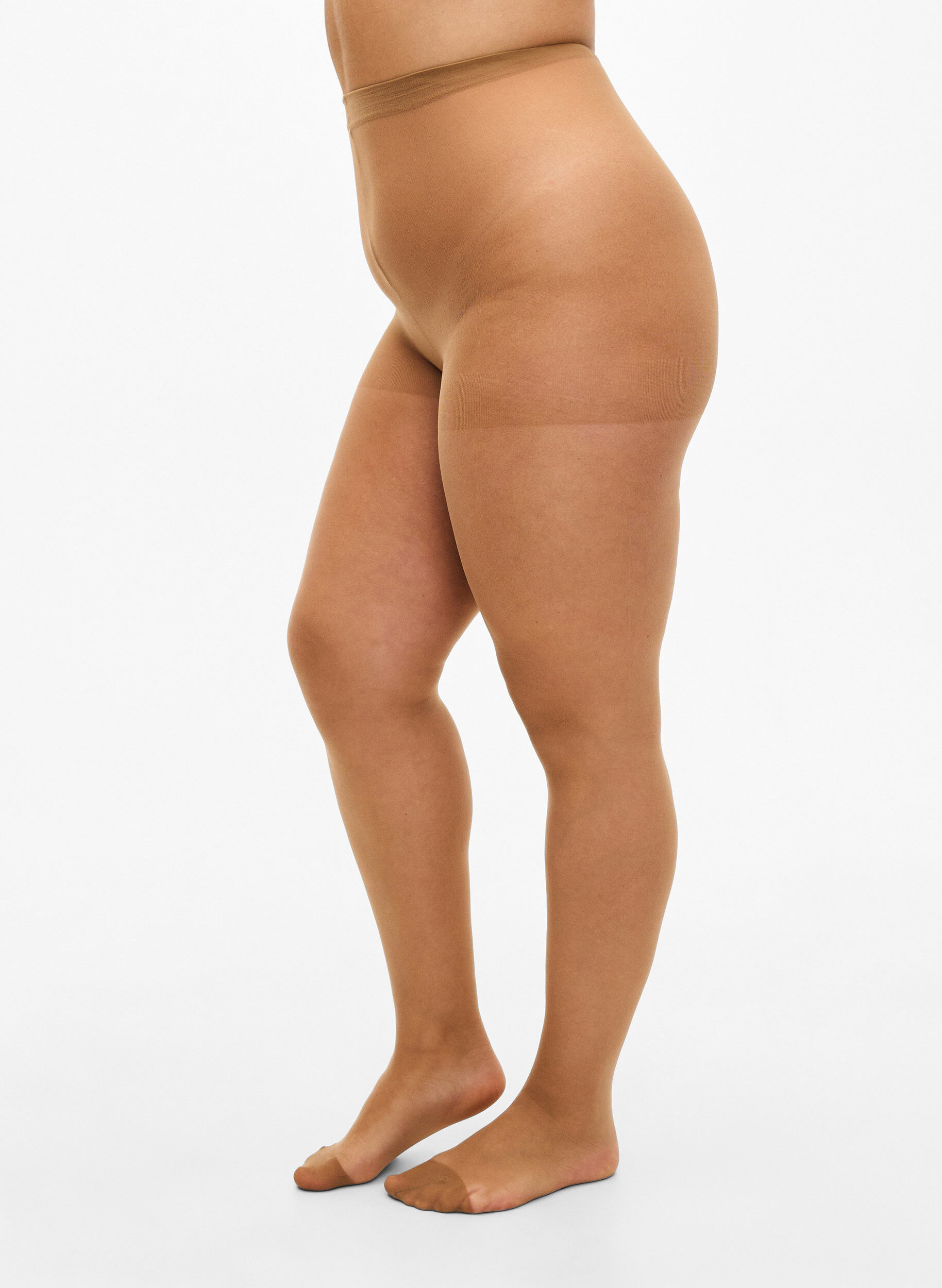 2 stk str&oslash;mpebukser i 20 denier, Clear, Model