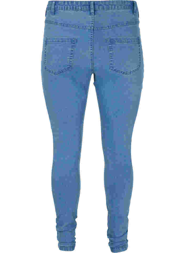 Super slim Amy jeans med høyt liv, Light blue, Packshot image number 1