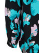 Langermet viskosebluse med print, Blue AOP, Packshot image number 3