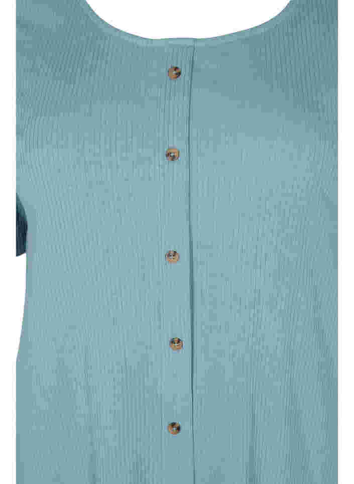 T-skjorte med knapper, Goblin Blue, Packshot image number 2