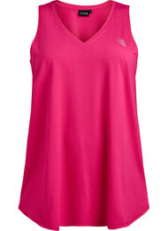 Trenings-topp med v-hals, Pink Peacock