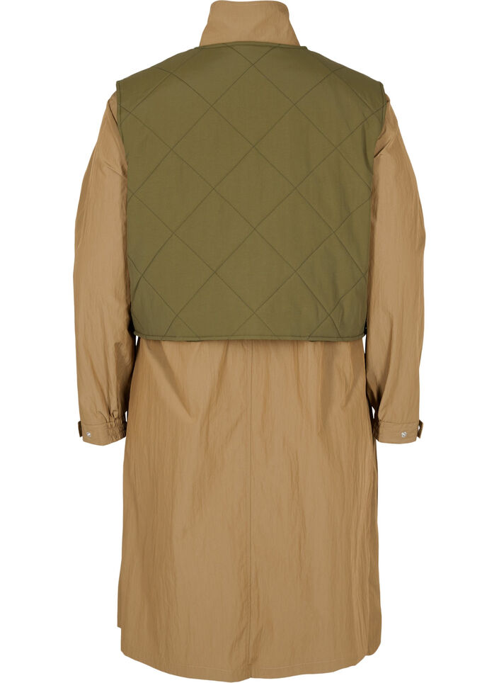 Parkas med avtagbar vest, Ermine w. Grape Leaf, Packshot image number 1