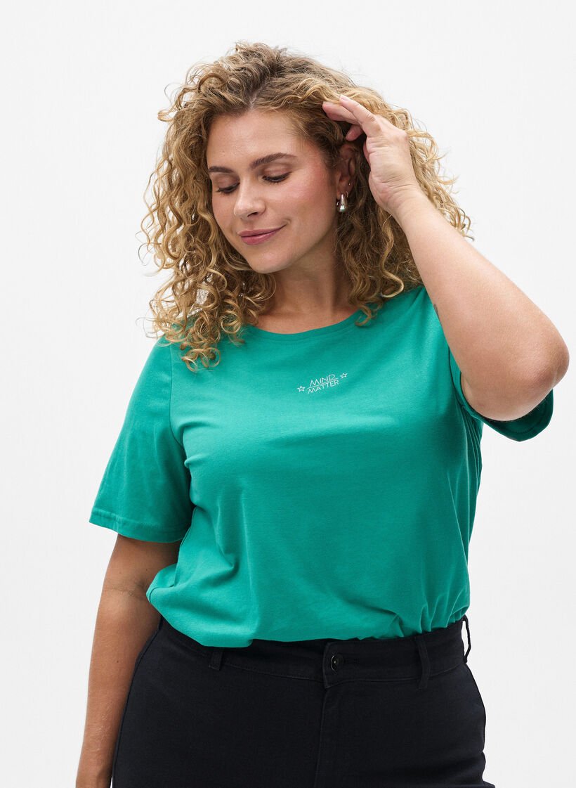 FLASH - T-skjorte med motiv, Grønn, Model image number 0