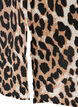 Kjole med V-hals i viskose, Brun, Packshot image number 3