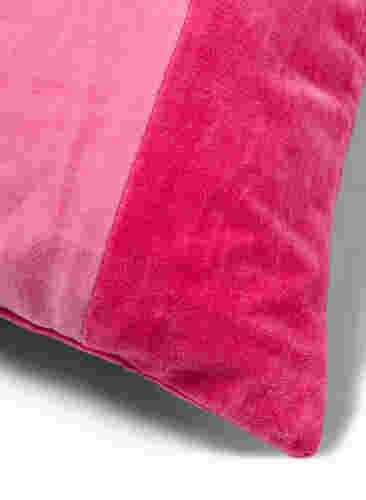 Stripete putetrekk i velur, Fandango Pink Comb, Packshot image number 2
