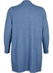 Ribbestrikket cardigan med lommer, Bl&aring;, Packshot image number 1