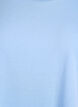 Kortermet t-skjorte i en bomullsblanding, Blå, Packshot image number 2