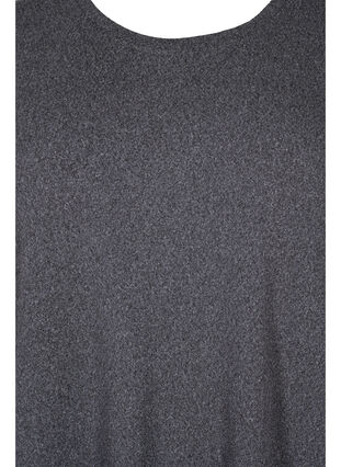 Langermet kjole med perledetaljer, Dark Grey Melange, Packshot image number 2