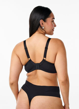Zizzi Heldekkende basis BH i mesh, Black, Model image number 1