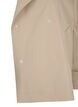 Kort trenchcoat med trykknapplukking, Coriander, Packshot image number 4