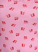 Topp med trykk og blondekant, Rosa, Packshot image number 2