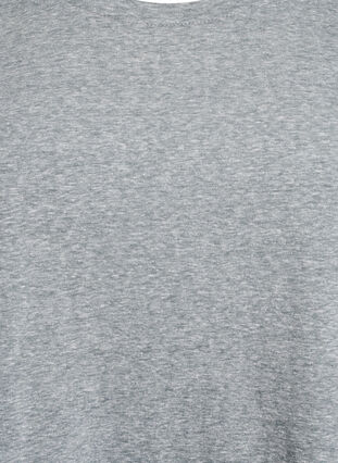 Zizzi Melert T-skjorte med korte ermer, Grønn, Packshot image number 2