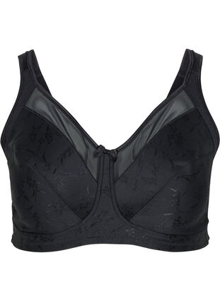 Zizzi BH med mesh detaljer, Black, Packshot image number 0