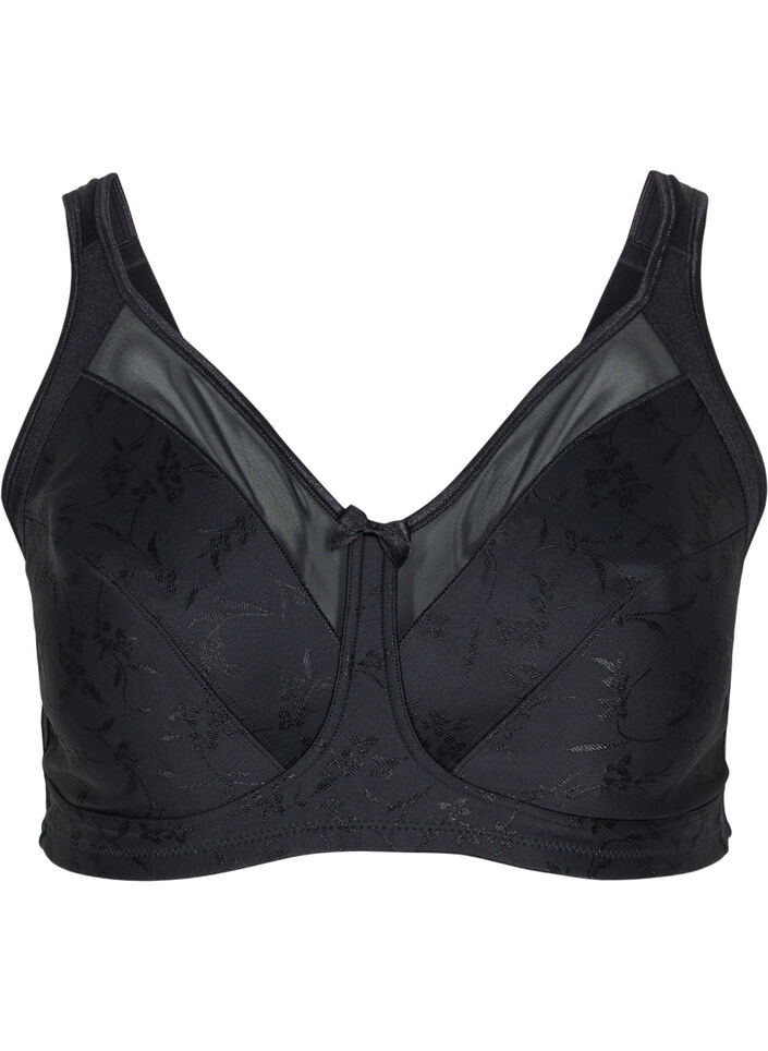 BH med mesh detaljer, Black, Packshot image number 0
