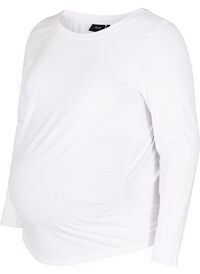 Basisbluse til gravide med lange ermer