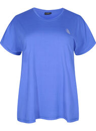 Ensfarget t-skjorte til trening, Dazzling Blue