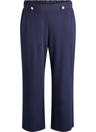 Loose fit bukser med lommer, Blå