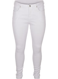 Super slim Amy jeans med høyt liv, White