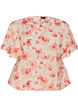 Bluse med ballongform og flaggermus ermer, Orange, Packshot image number 0