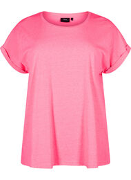 Neonfarget T-skjorte i bomull, Neon pink