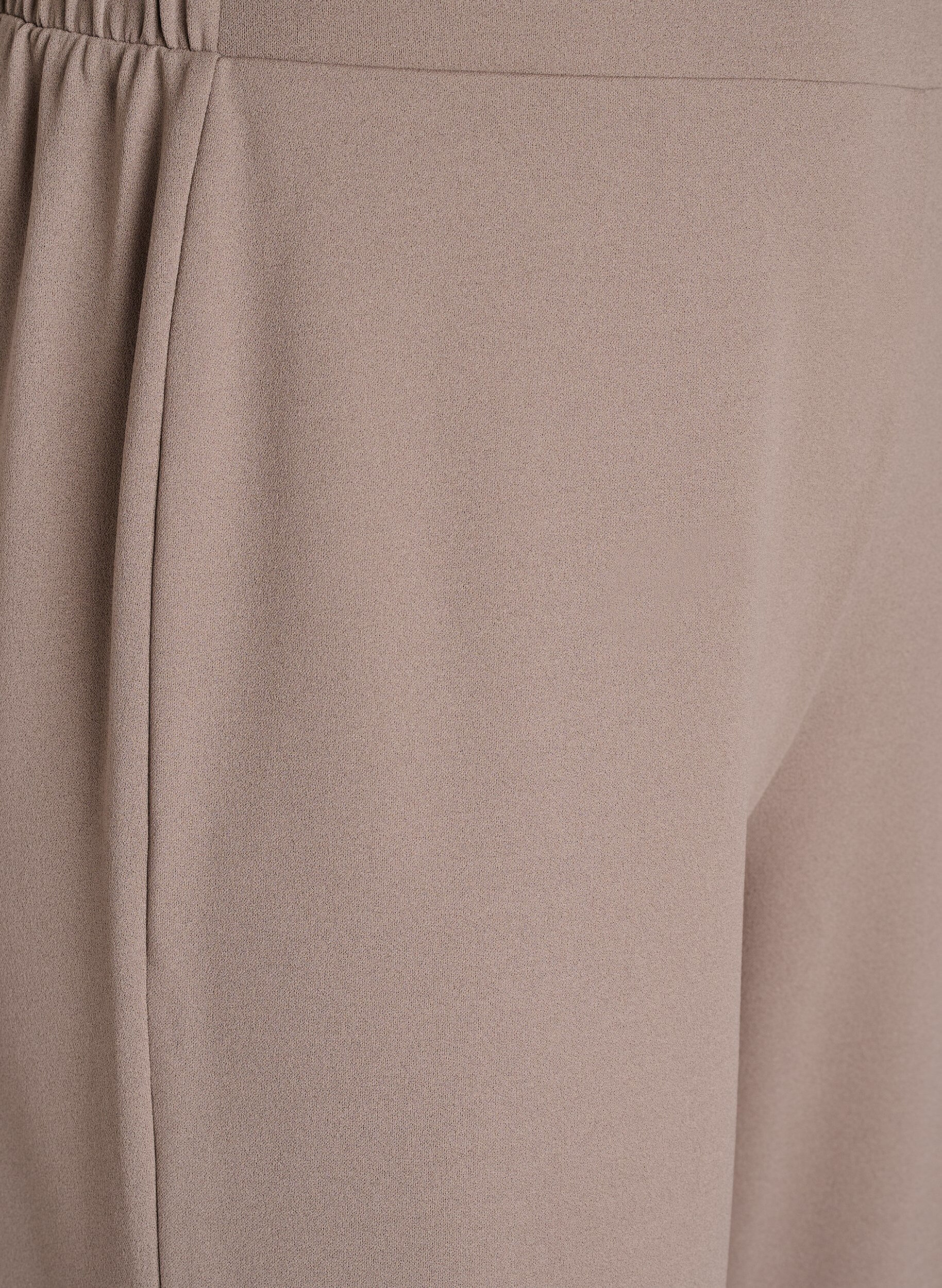 ZizziBukser med vide ben, Beige, Packshot image number 2