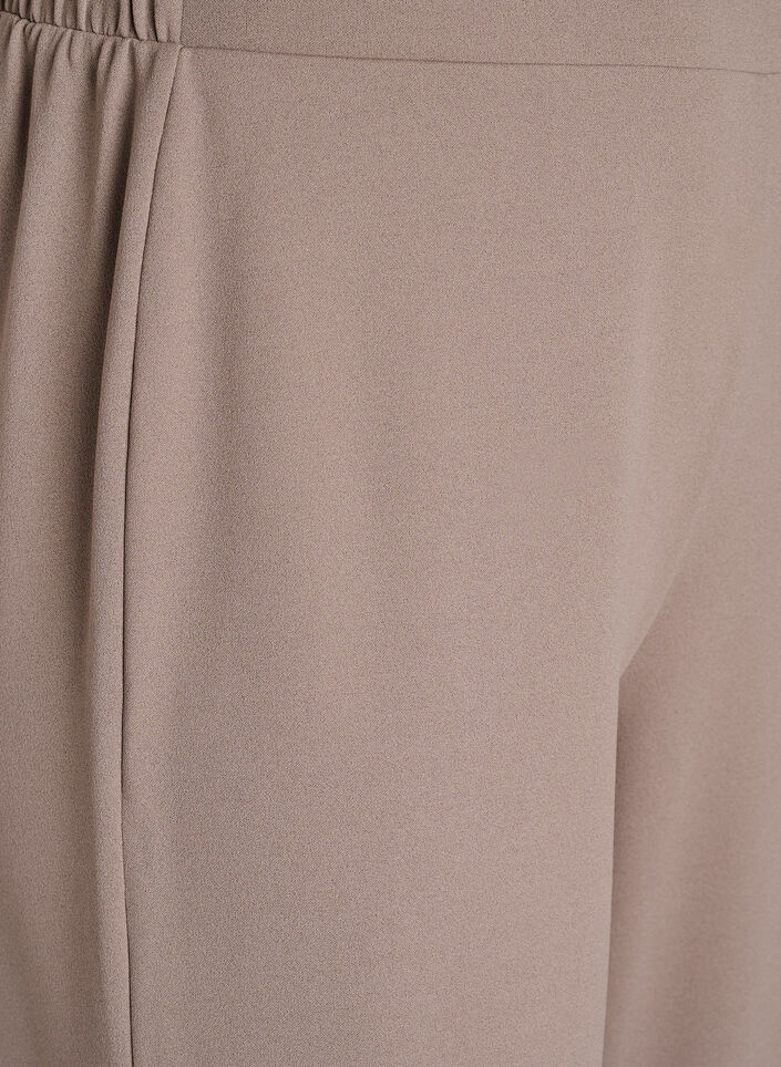 Bukser med vide ben, Beige, Packshot image number 2