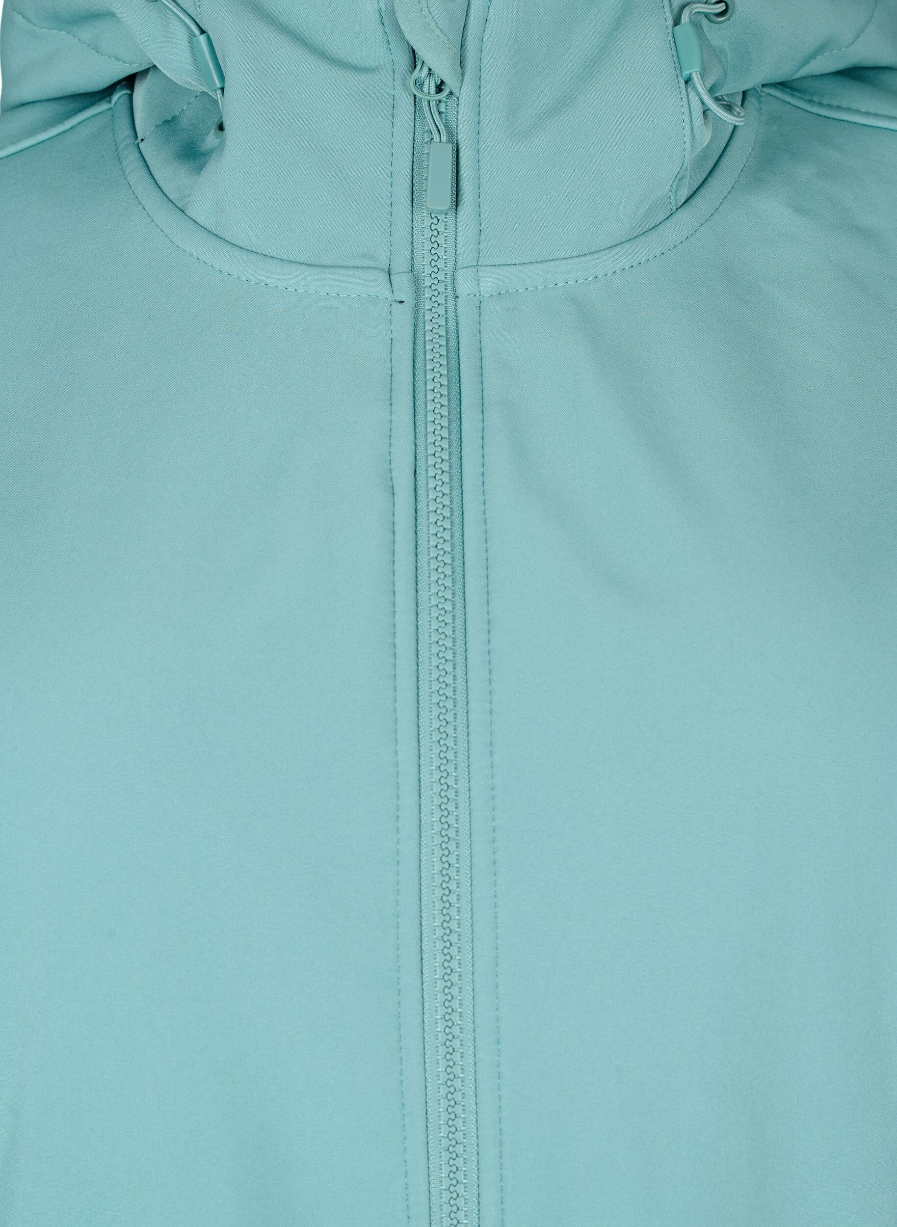 Zizzi Kort softshell jakke med lommer, Arctic, Packshot image number 2