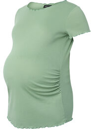 T-skjorte i ribbet materiale til gravide, Green Bay
