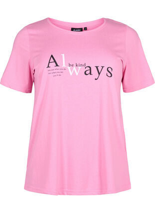 FLASH - T-skjorte med motiv, Begonia Pink Always, Packshot image number 0