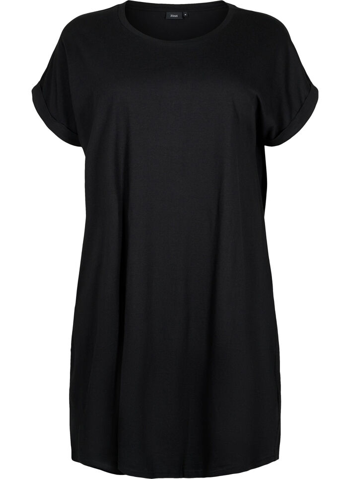 2 stk. bomullskjoler med korte ermer, Black/Black, Packshot image number 2