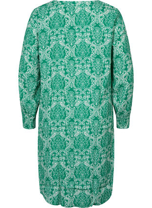 Mønstrete kjole i viskose, Jolly Green Oriental, Packshot image number 1