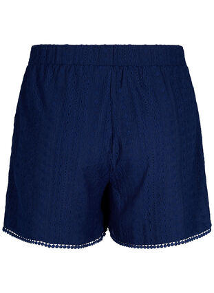 Shorts med strukturmønster, Medieval Blue, Packshot image number 1