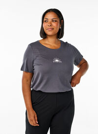 FLASH - T-skjorte med motiv, Grå FLASH - T-skjorte med motiv, Grå, Model
