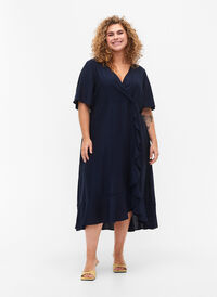 Midikjole med flaggermusermer, Total Eclipse, Model