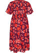 Kjole med smocking og blomstertrykk, Lilla, Packshot image number 1