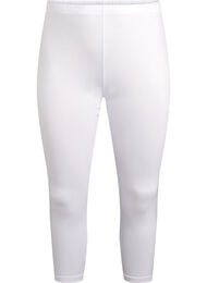 Basis 3/4 leggings i viskose, Hvit
