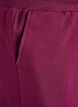 Joggebukser med lommer, Mørk Bordeaux, Packshot image number 2