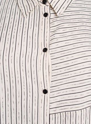 Zizzi Skjorte med stripemønster, White Stripe, Packshot image number 2