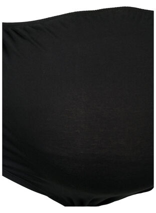3-pakk graviditetstruser i bomull, Black, Packshot image number 3
