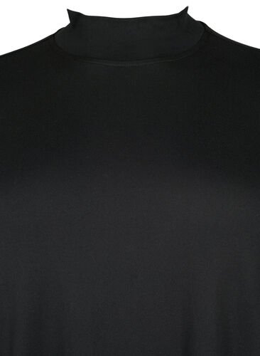 FLASH - Kjole med lange ermer og turtleneck, Black, Packshot image number 2
