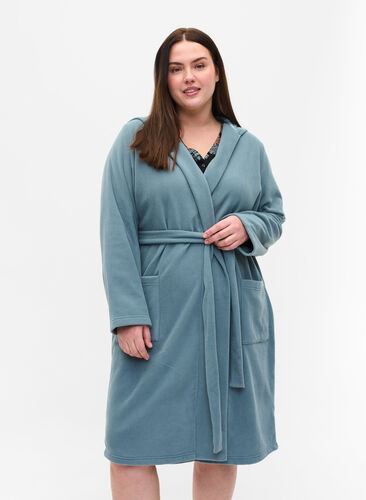 Morgenkåpe med hette og lommer, Trooper, Model image number 0